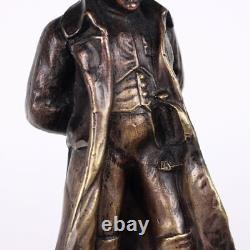 Sculpture Ancienne Napoléon Bronze France du XXe Siècle Originale