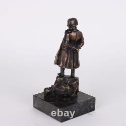 Sculpture Ancienne Napoléon Bronze France du XXe Siècle Originale