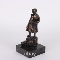 Sculpture Ancienne Napoléon Bronze France du XXe Siècle Originale