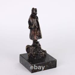 Sculpture Ancienne Napoléon Bronze France du XXe Siècle Originale