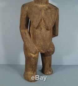 Sculpture Ancienne Statue Femme Homme Janus Afrique Burkina Faso Ethnie Lobi