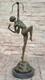 Sculpture Ancienne Vintage Le Faguays Diana D&eacute;esse En Bronze Statue Nudit&Eacute;