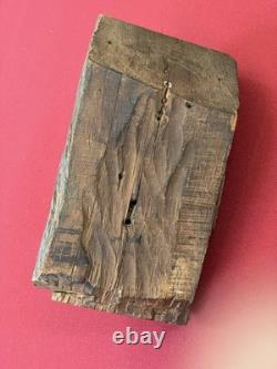 Sculpture Bois Tête Du Christ Ancienne Chêne Massif