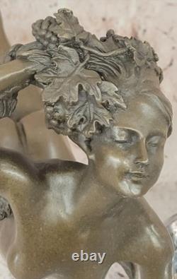 Sculpture Bronze Ancienne Par Harriet Whitney FRISHMUTH, Statue Signe 38 cm