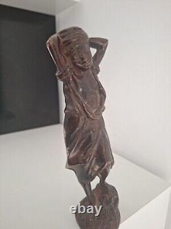 Sculpture Bronze ancien personnage Figurine Statue Orientaliste