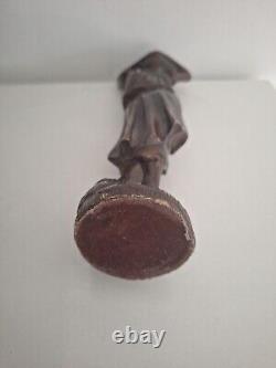 Sculpture Bronze ancien personnage Figurine Statue Orientaliste
