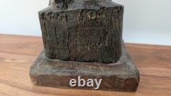 Sculpture En Bois Ancienne Saint Jean Baptiste Époque XVII ème Siècle