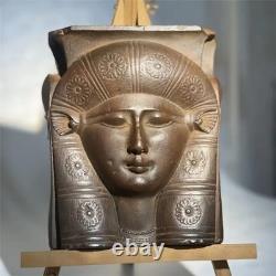 Sculpture Hathor en bronze artisanale en Egypte ancienne statue