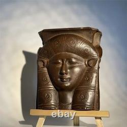 Sculpture Hathor en bronze artisanale en Egypte ancienne statue