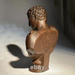 Sculpture Hermès en bronze artisanale Statue d'art grec ancien, déco