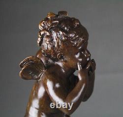 Sculpture Petite Fée A. Moreau bronze ancien fin XIXième