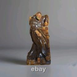 Sculpture Statue Ancienne Religieuse En ceramique