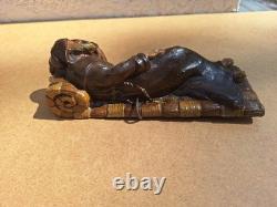 Sculpture Statue Ancienne Religieuse En ceramique