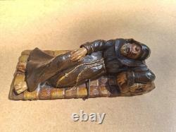 Sculpture Statue Ancienne Religieuse En ceramique