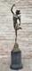 Sculpture Statue Figurine Mercure Bronze Rare Style Romain Ancien Mus&eacute;e Europe