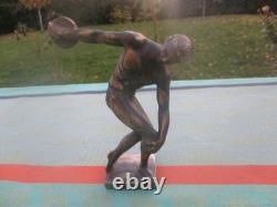 Sculpture Statuette Ancienne Disquebole Bronze Sculpture Statuette Ancienne Disquebole Bronze