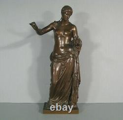 Sculpture Vénus D'arles Bronze Ancien Fondeur Barbedienne Statue Déesse Vénus
