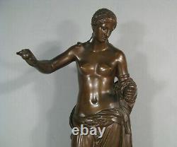 Sculpture Vénus D'arles Bronze Ancien Fondeur Barbedienne Statue Déesse Vénus