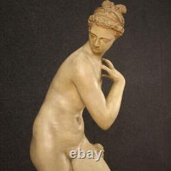 Sculpture Vénus au bain en terre cuite statue nu style ancien 20ème siècle 900