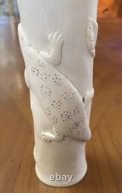 Sculpture ancienne Art tribal africain statuette ethnographic carved vase