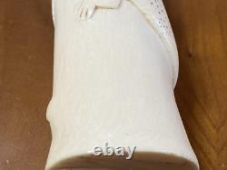 Sculpture ancienne Art tribal africain statuette ethnographic carved vase