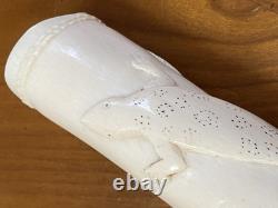 Sculpture ancienne Art tribal africain statuette ethnographic carved vase