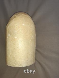 Sculpture ancienne en albâtre Buste ethnique / égyptien Art tribal décoratif