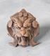 Sculpture Ancienne En Bois T&ecirc;te Grotesque Gothique Ornement Buffet De Chasse