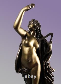 Sculpture bronze ancien par James PRADIER Musique ou Poésie légère