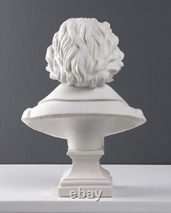 Sculpture buste de Beethoven Statue de musicien Statue ancienne 28 cm /