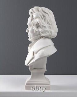 Sculpture buste de Beethoven Statue de musicien Statue ancienne 28 cm /