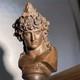 Sculpture Buste De Dionysos En Bronze Artisanale, Statue Grecque Ancienne