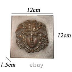 Sculpture de Méduse en bronze sculpté à la main, statue d'art grec ancien