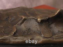 Sculpture en Bronze Cheval Dans Style Ancien Figurine Statue De 38 CM