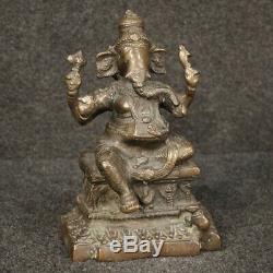 Sculpture indienne statue bronze divinité meuble objet style ancien salon 900