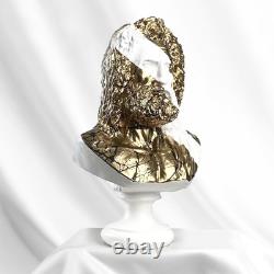 Sculpture pop art Zeus fait main, grande statue ancienne de mythologie