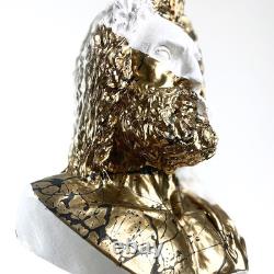 Sculpture pop art Zeus fait main, grande statue ancienne de mythologie