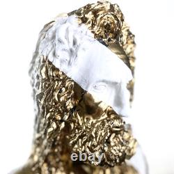Sculpture pop art Zeus fait main, grande statue ancienne de mythologie