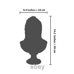 Sculpture pop art Zeus fait main, grande statue ancienne de mythologie