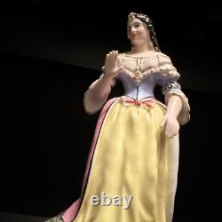 Sculpture statue encrier Porte Plume ancien en porcelaine de Paris XIX Éme