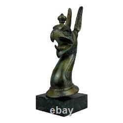 Sculpture statue mythologie grecque ancienne en bronze véritable créature aig