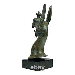 Sculpture statue mythologie grecque ancienne en bronze véritable créature aig