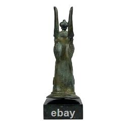 Sculpture statue mythologie grecque ancienne en bronze véritable créature aig