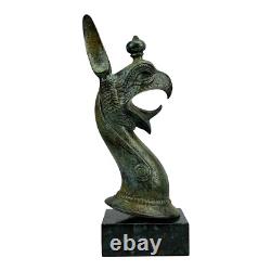 Sculpture statue mythologie grecque ancienne en bronze véritable créature aig