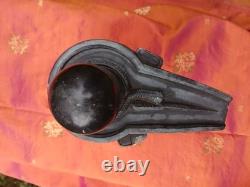 Shiva Statue Ancienne Marbre Noir Sculpture Shivalingam Inde Dieu Hindou Asie