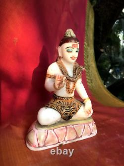 Shiva Statue ancienne indienne Serpent Marbre Figurine Sculpture Temple Inde V