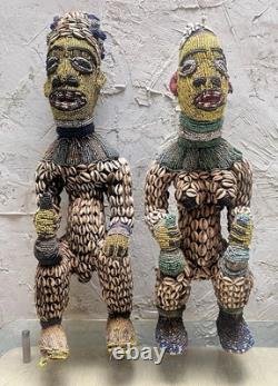 Statue Ancienne Bamiléké Cameroun Afrique Ouest Africa Art Premier XXe Sculpture