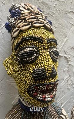 Statue Ancienne Bamiléké Cameroun Afrique Ouest Africa Art Premier XXe Sculpture