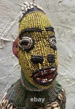 Statue Ancienne Bamiléké Cameroun Afrique Ouest Africa Art Premier XXe Sculpture
