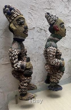 Statue Ancienne Bamiléké Cameroun Afrique Ouest Africa Art Premier XXe Sculpture